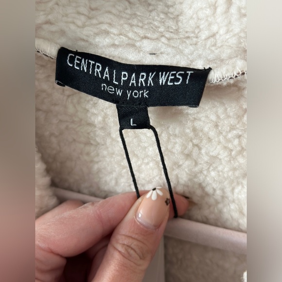 Central Park West Alwyn Vest in Cognac size Large NWT - Picture 8 of 15